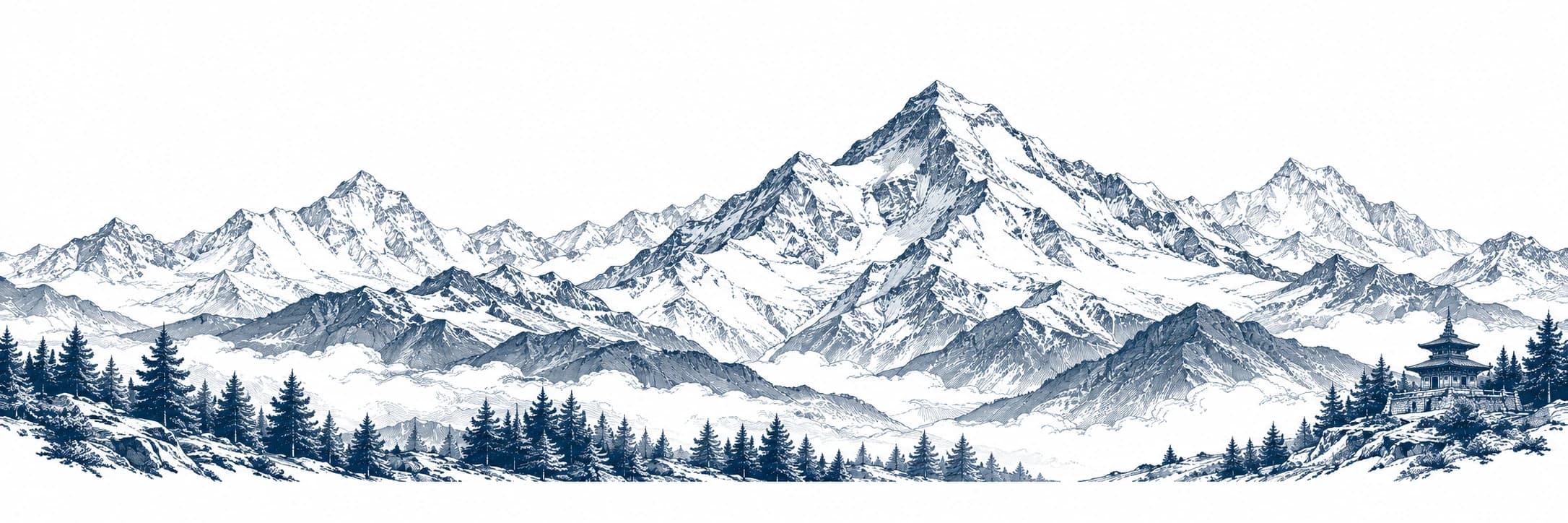 Nepal Himalayan mountain landscape