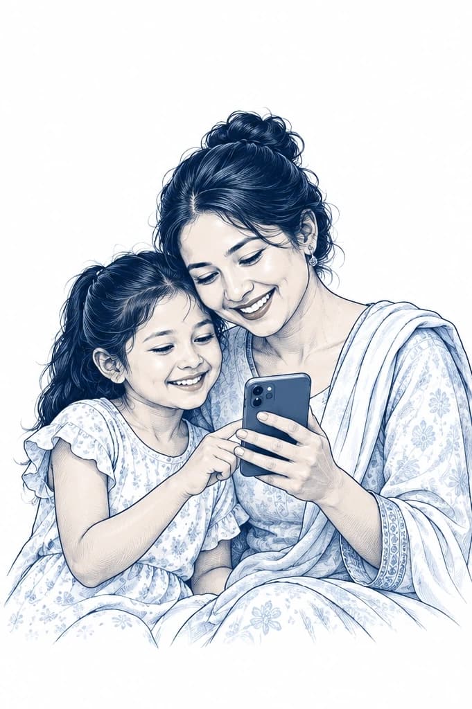 क्लिनिकमा आमा र छोरी स्वास्थ्य परामर्श